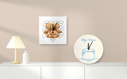 Circle wall NAVI clock
